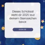 Dieses Schicksal steht dir 2025 laut deinem Sternzeichen bevor.